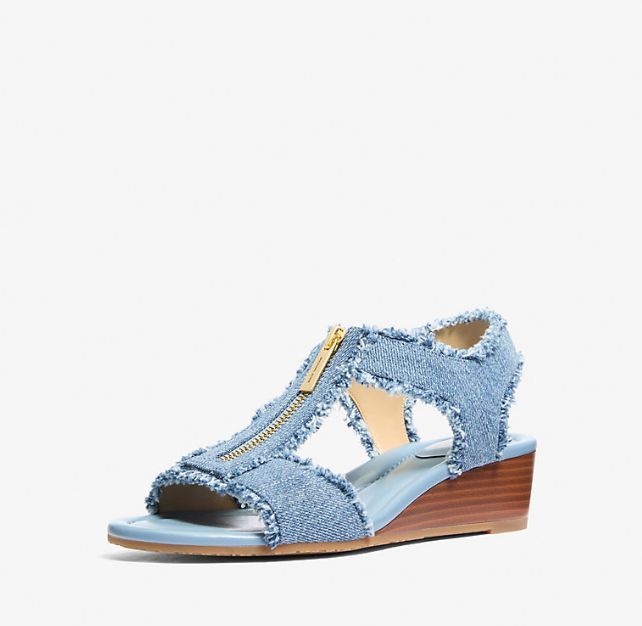 MICHAEL KORS # BERKLEY WEDGE DENIM