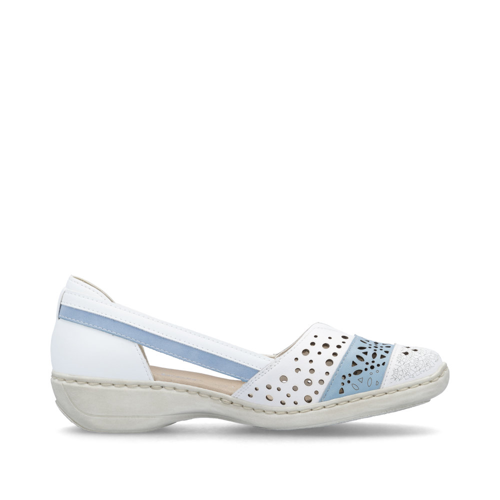 RIEKER # 41358-80 BLANC/BLEU