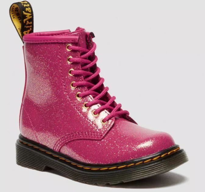 DR MARTENS # 1460 FUCHSIA SILVER