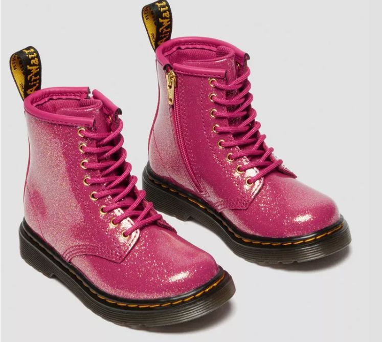 DR MARTENS # 1460 FUCHSIA SILVER