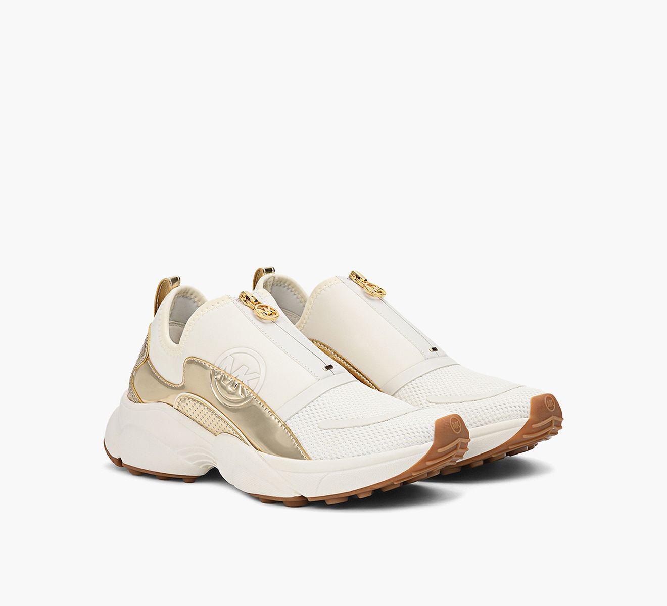 MICHAEL KORS # SAMI ZIP TRAINER BEIGE OR