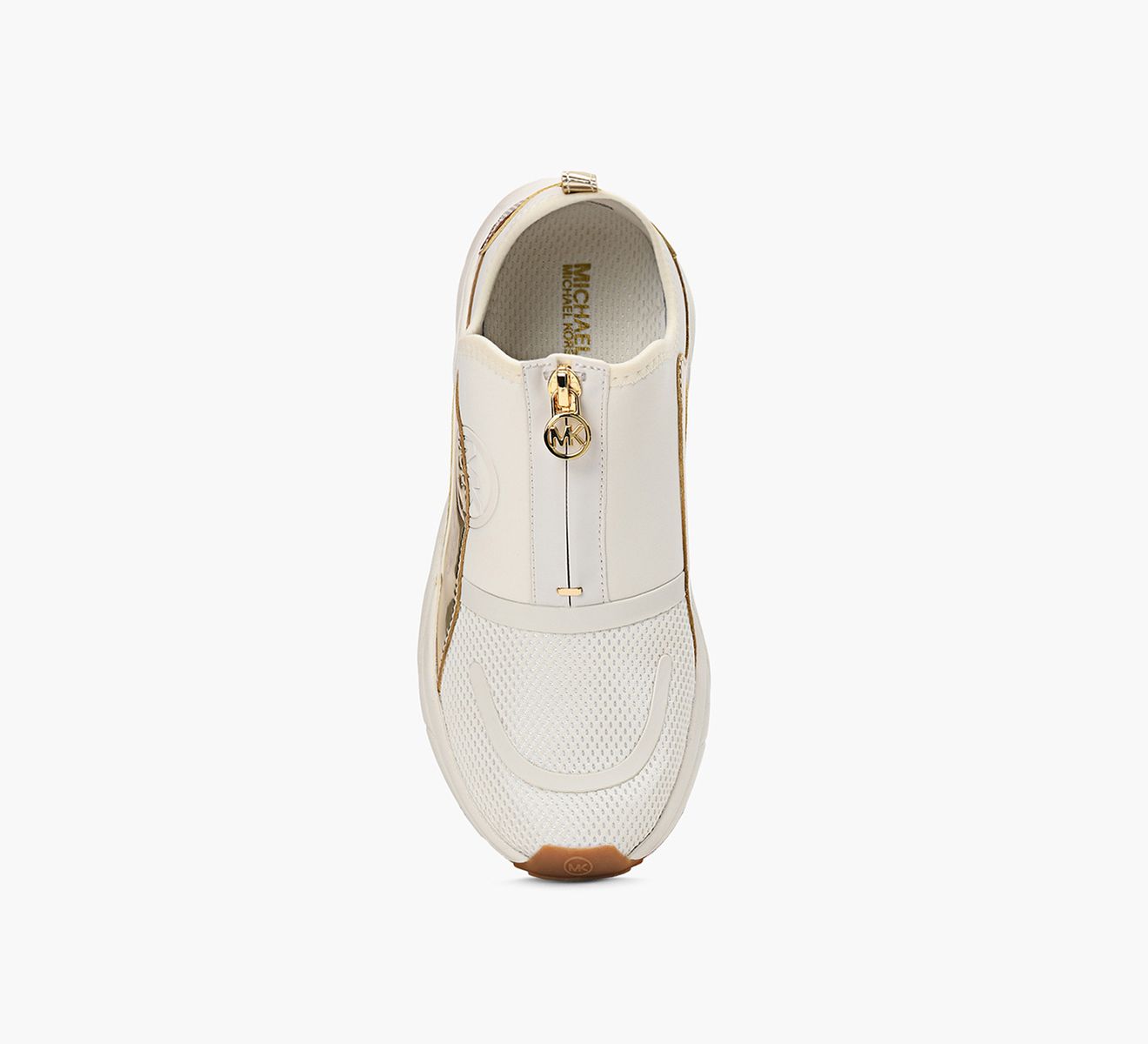 MICHAEL KORS # SAMI ZIP TRAINER BEIGE OR