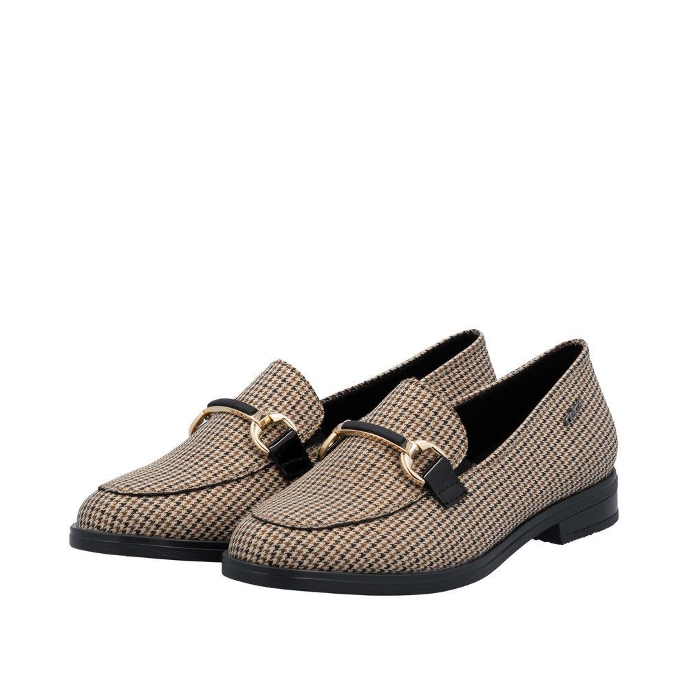 RIEKER # 46264-60 BEIGE/NOIR