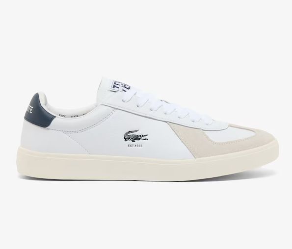 LACOSTE # BASESHOT BLANC/MARINE