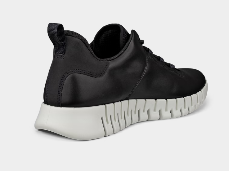 ECCO # GRUUV SNEAKER LEA NOIR