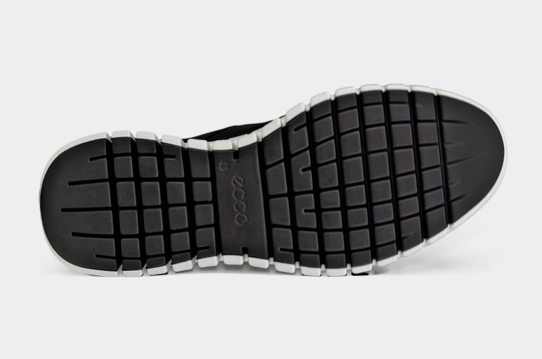 ECCO # GRUUV SNEAKER LEA NOIR