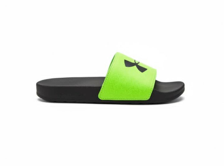 UNDER ARMOUR # ARMR SLIDE VERTE FLUO