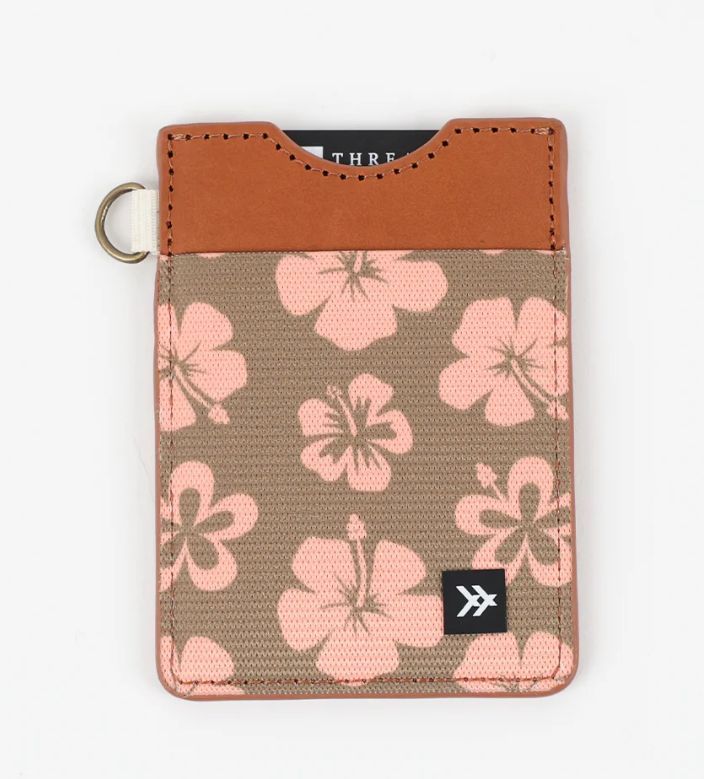 THREAD # VERTICAL WALLET HAWAIIAN FLORAL