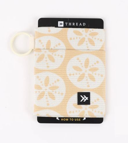 THREAD # ELASTIC WALLET SAND DOLLAR