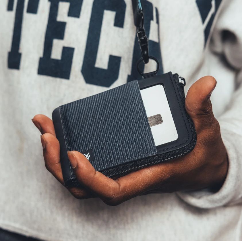 THREAD # ZIPPER WALLET NOIR