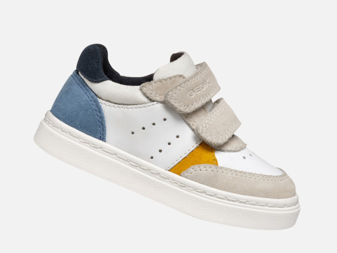 GEOX # NASHIK BLANC/BLEU