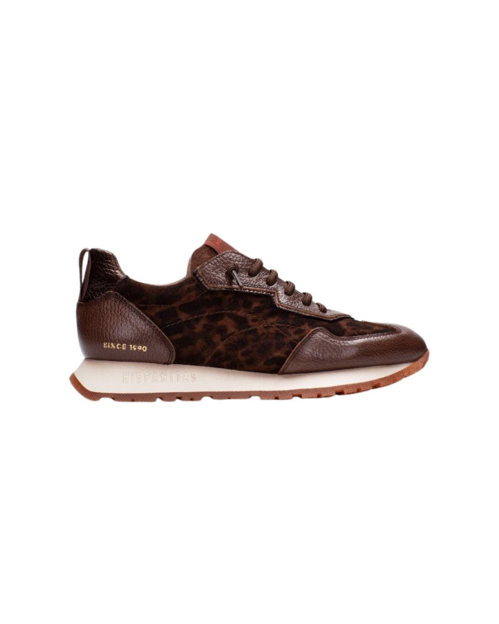 HISPANITAS # AVELLANA LEOPARD COGNAC