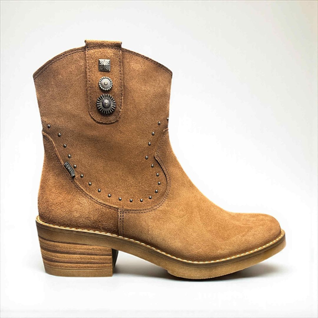 DORKING # LAYLA BRUN SUEDE WESTERN