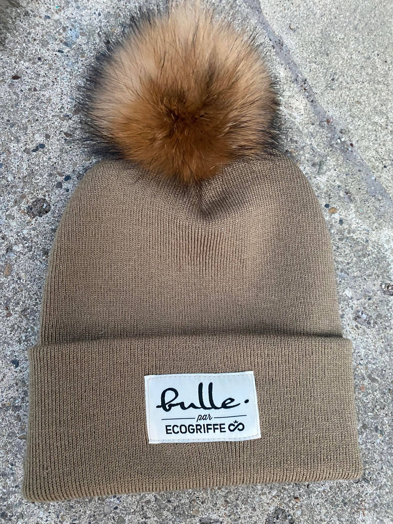 ECOGRIFFE # TUQUE BULLE FOURRURE