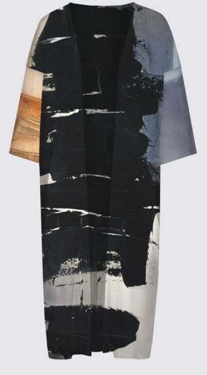 SOPHIE LAMBERT # ELANI KIMONO PERLE NOIR