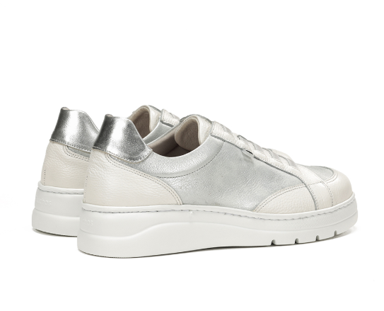 FLUCHOS # F1918 POMPAS BLANC/ARGENT