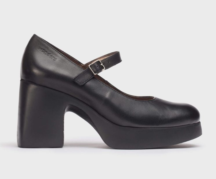 WONDERS # H-4926 NOIR CUIR