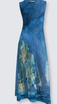 SOPHIE LAMBERT # ROBE LENA CE BLEU