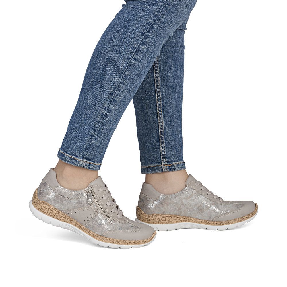 RIEKER # N4221-90 BEIGE METALLIC