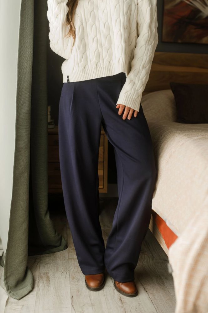 LOUVE # PANTALON À PLIS SCUBA