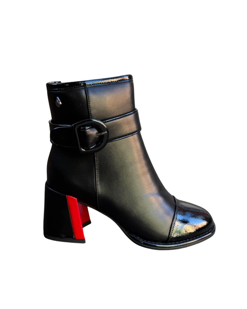 AQUAFLEX # SIDNEY BLACK SMOOTH/ROUGE