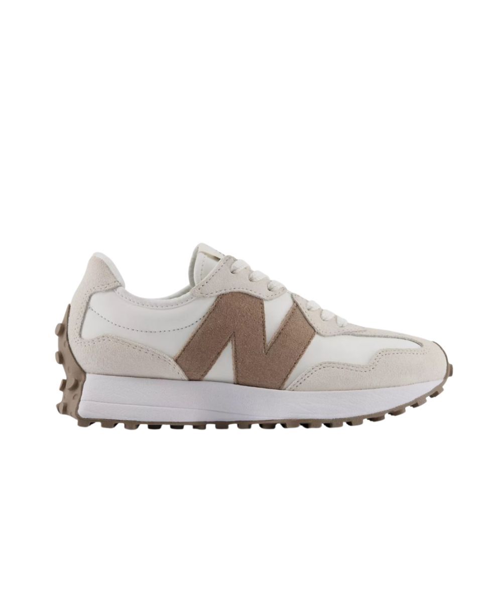 NEW BALANCE # 327 CREME ET TAUPE