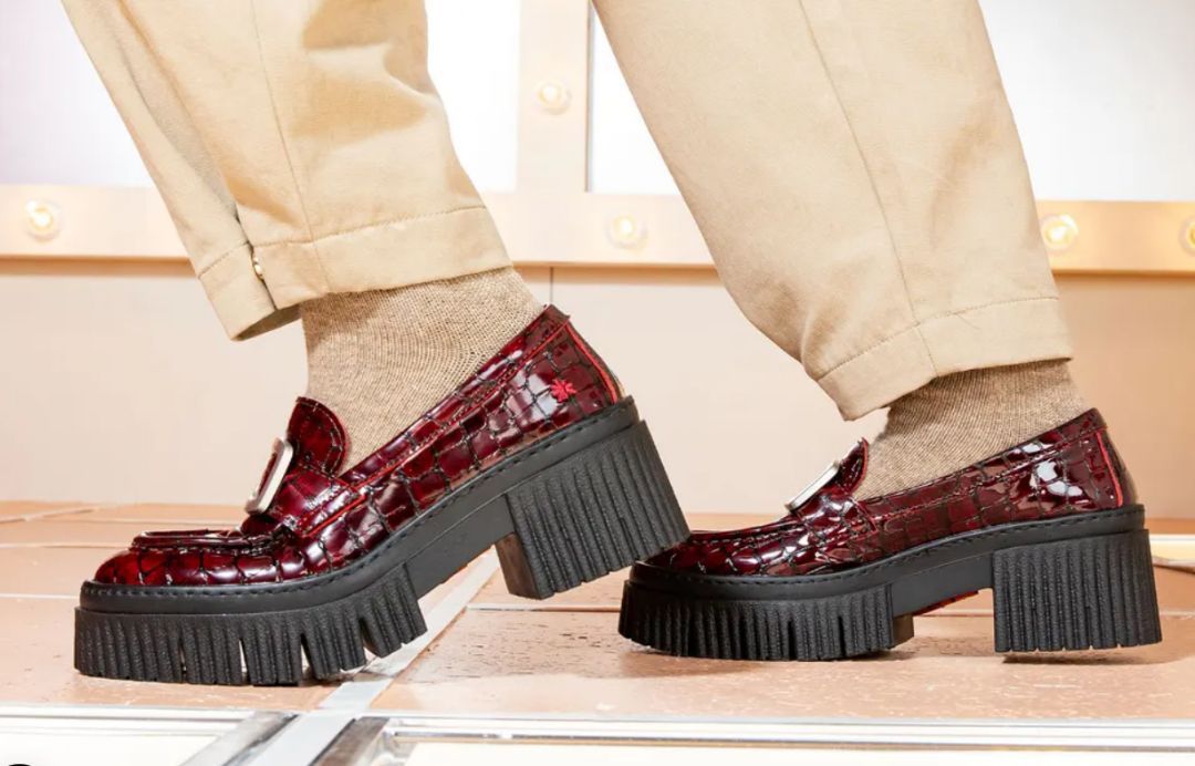 ART # X1372 CROCO BORDEAUX