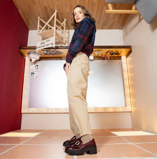 ART # X1372 CROCO BORDEAUX
